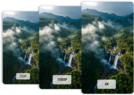 Download your Clips in 4K Quality